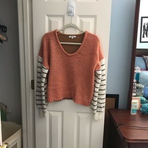 Madewell Color block sweater